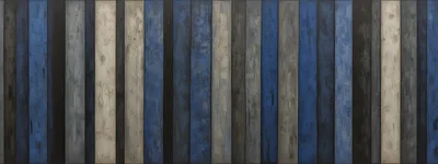 Vertical Wooden Planks With Blue And Grey Texture
