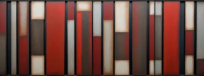 Abstract Modern Wall Art With Vertical Rectangular Panels
