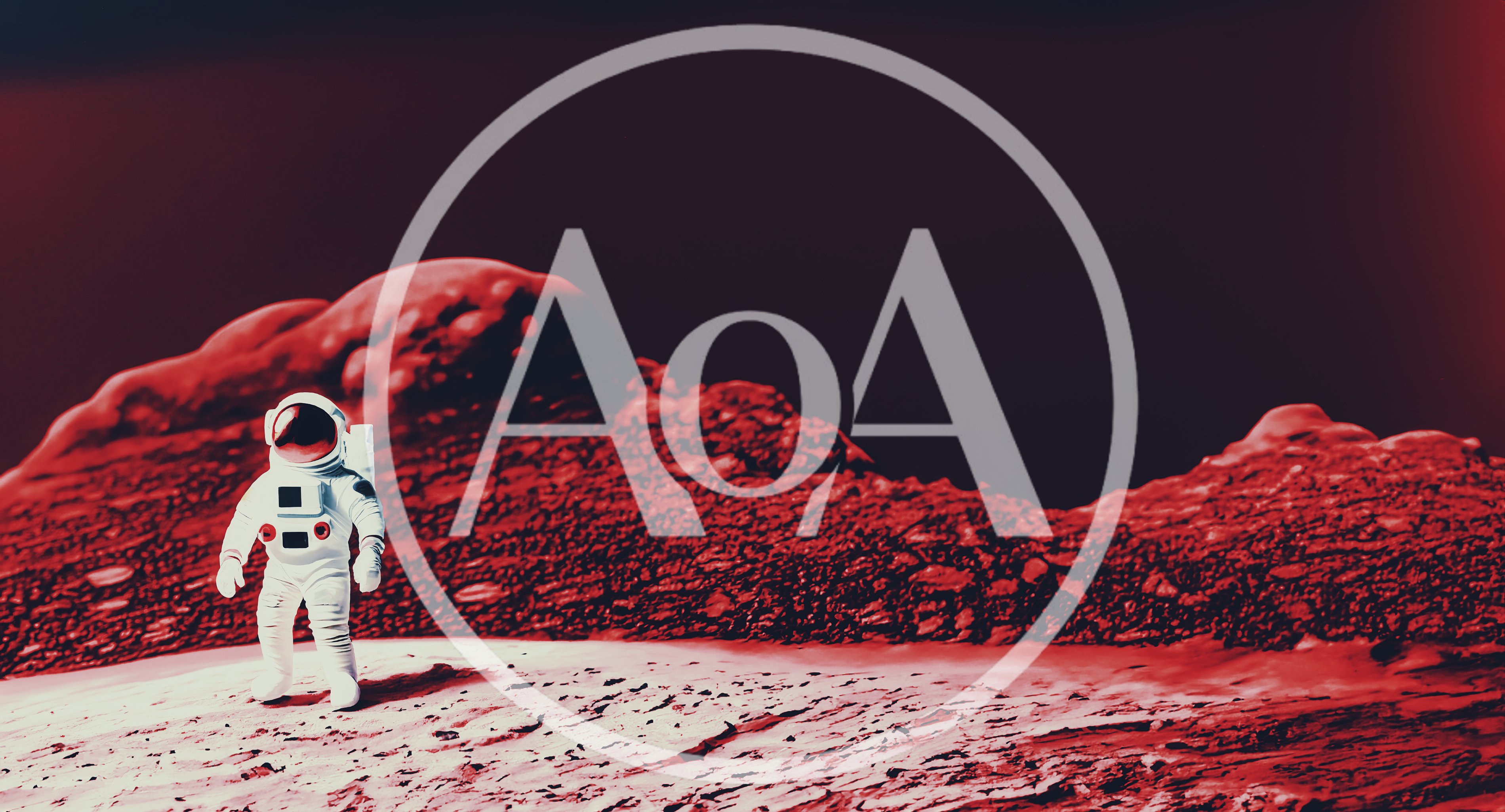 Astronaut Standing On The Surface Of Mars