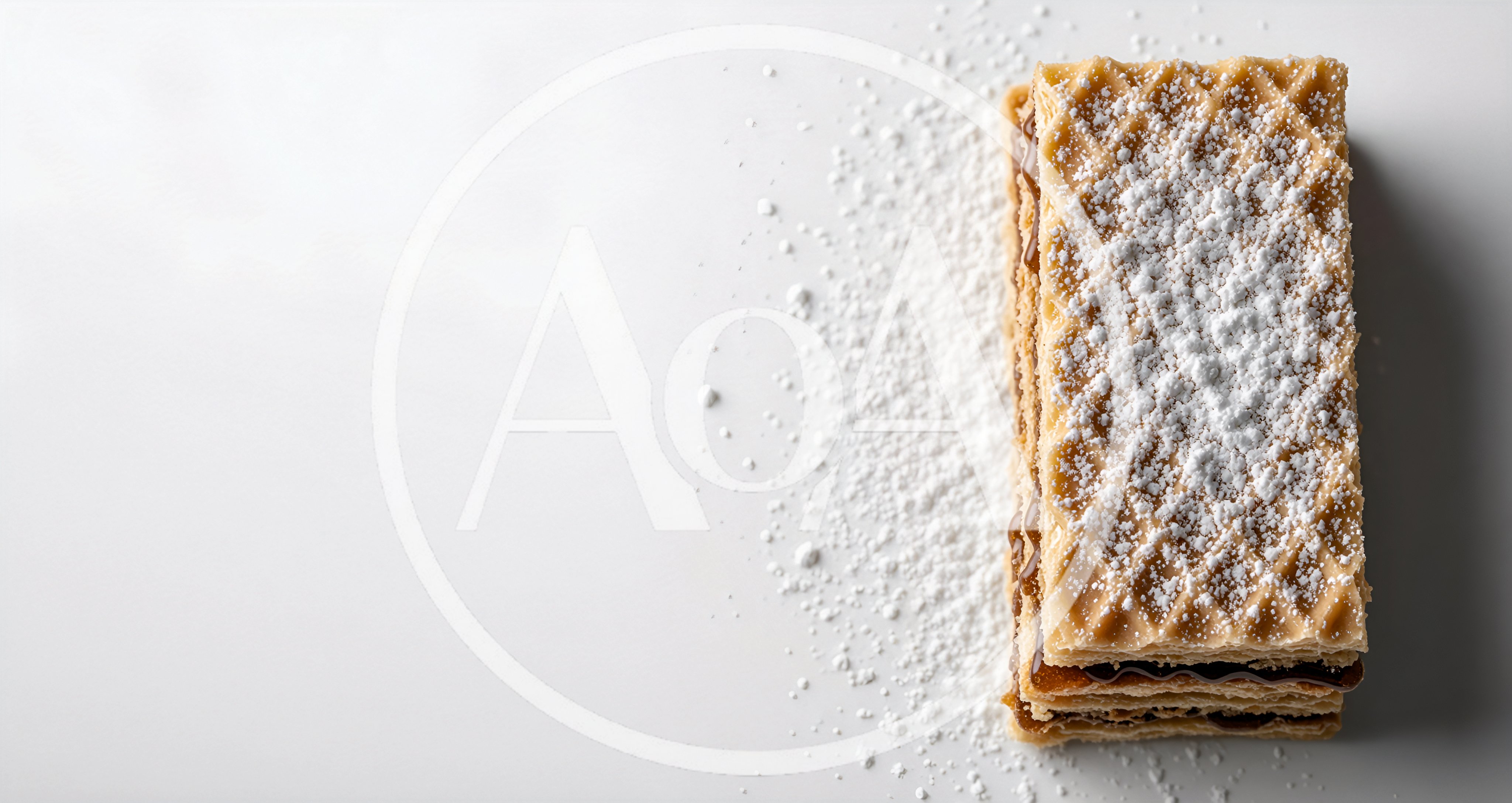 Top View Of A Delicious Alfajor Wafer Cookie