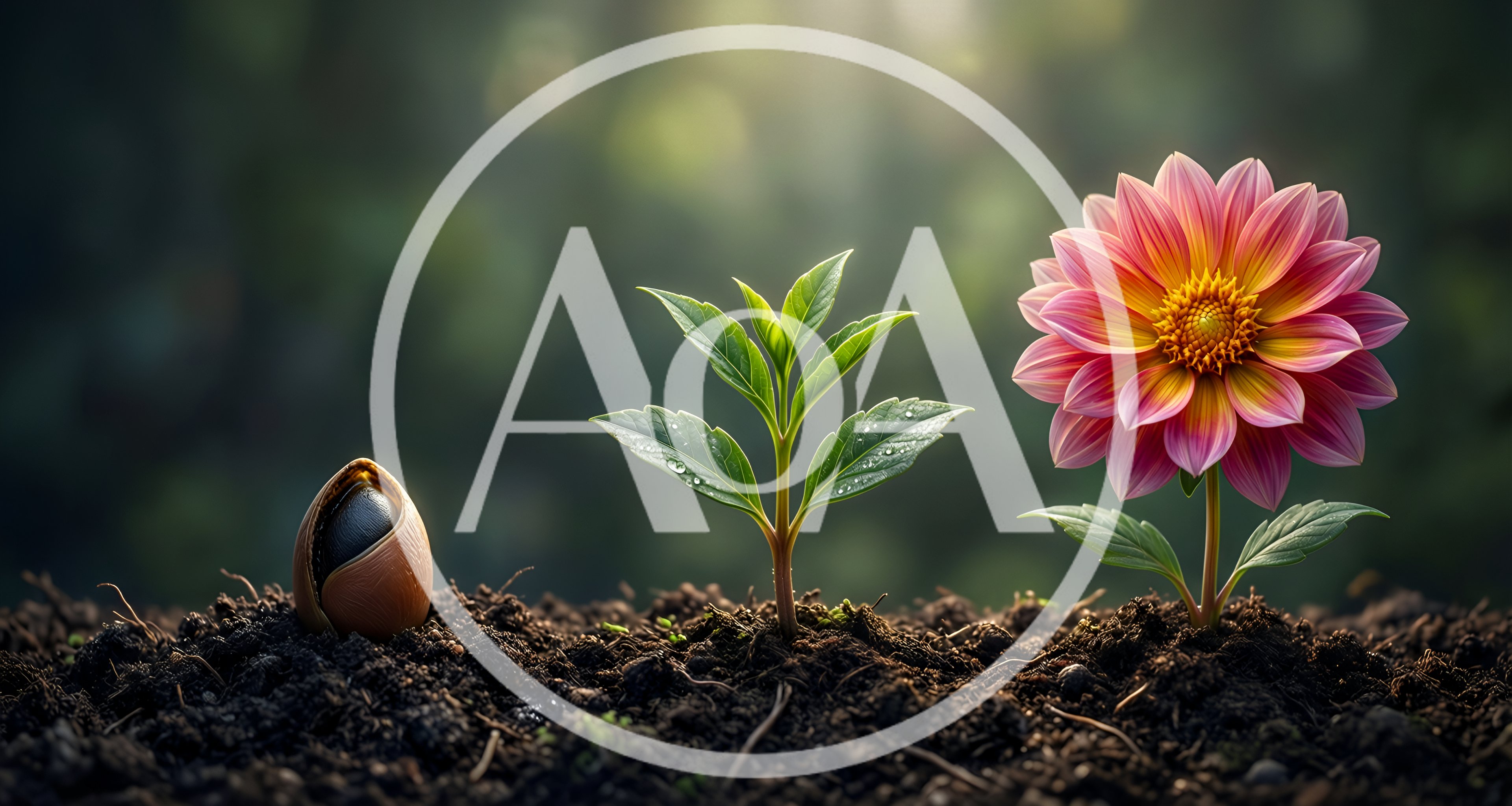 Stages Of Plant Growth From Seed To Flower