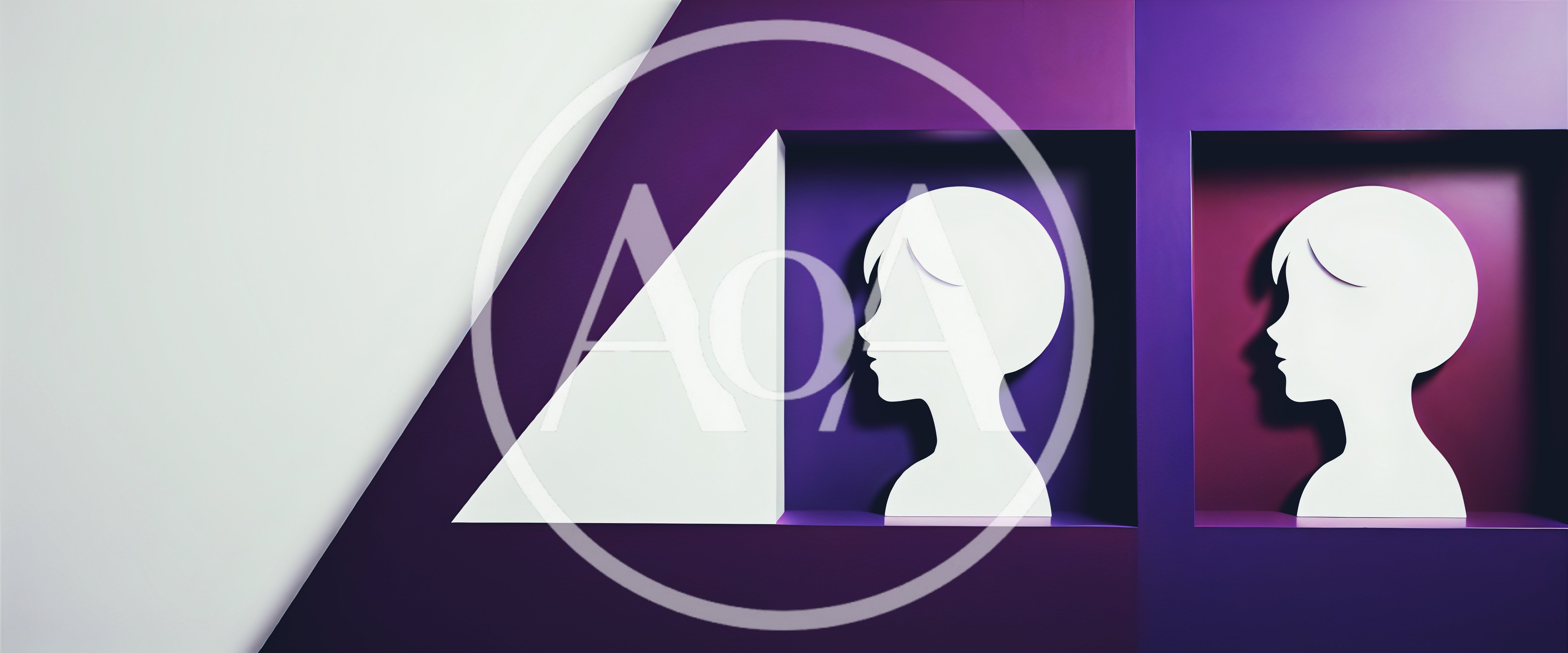 Minimalist Wall Decor With Stylized Female Head Silhouettes