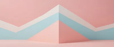 Minimalist Geometric Pyramid Display Stand