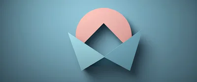 Minimalist Geometric Paper Art Composition