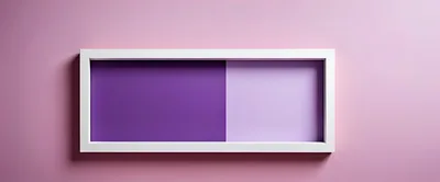 Minimalist Rectangular Frame With Purple And Lavender Background