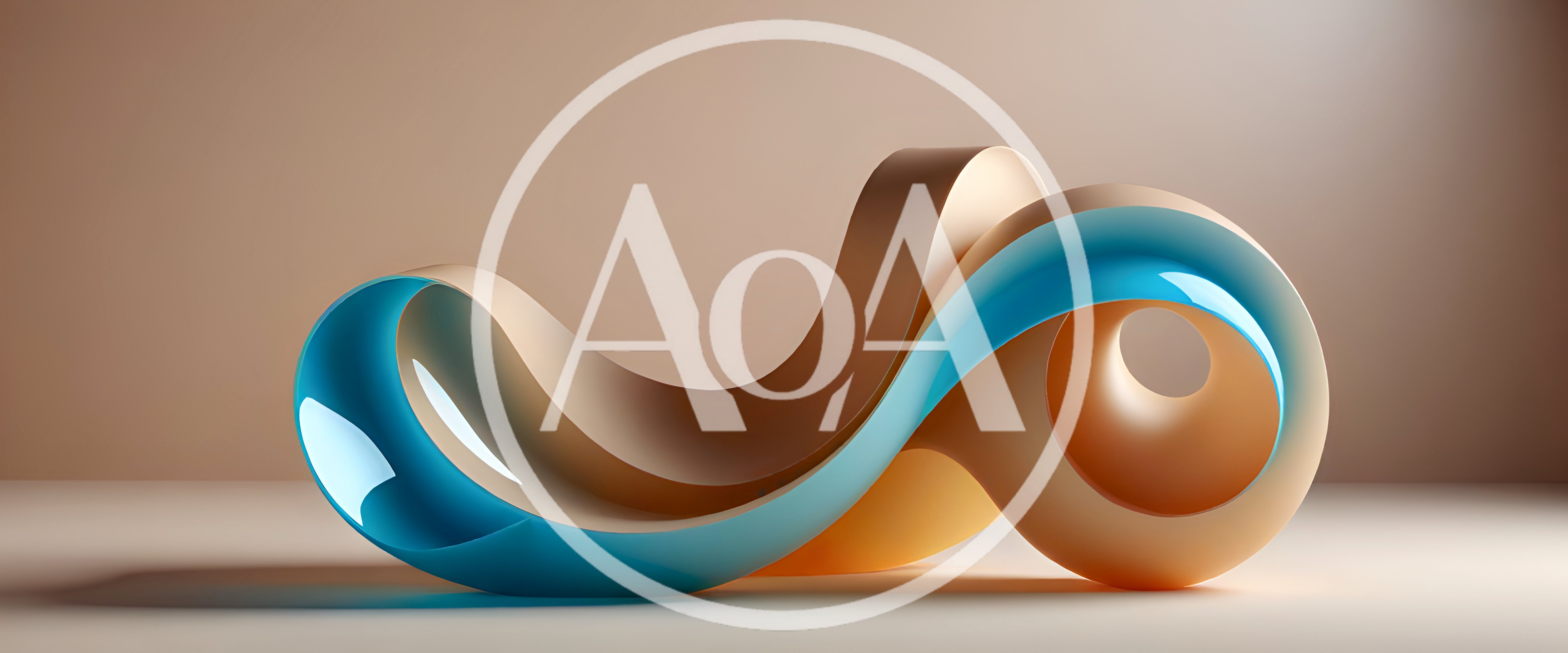 Abstract 3D Infinity Loop Sculpture