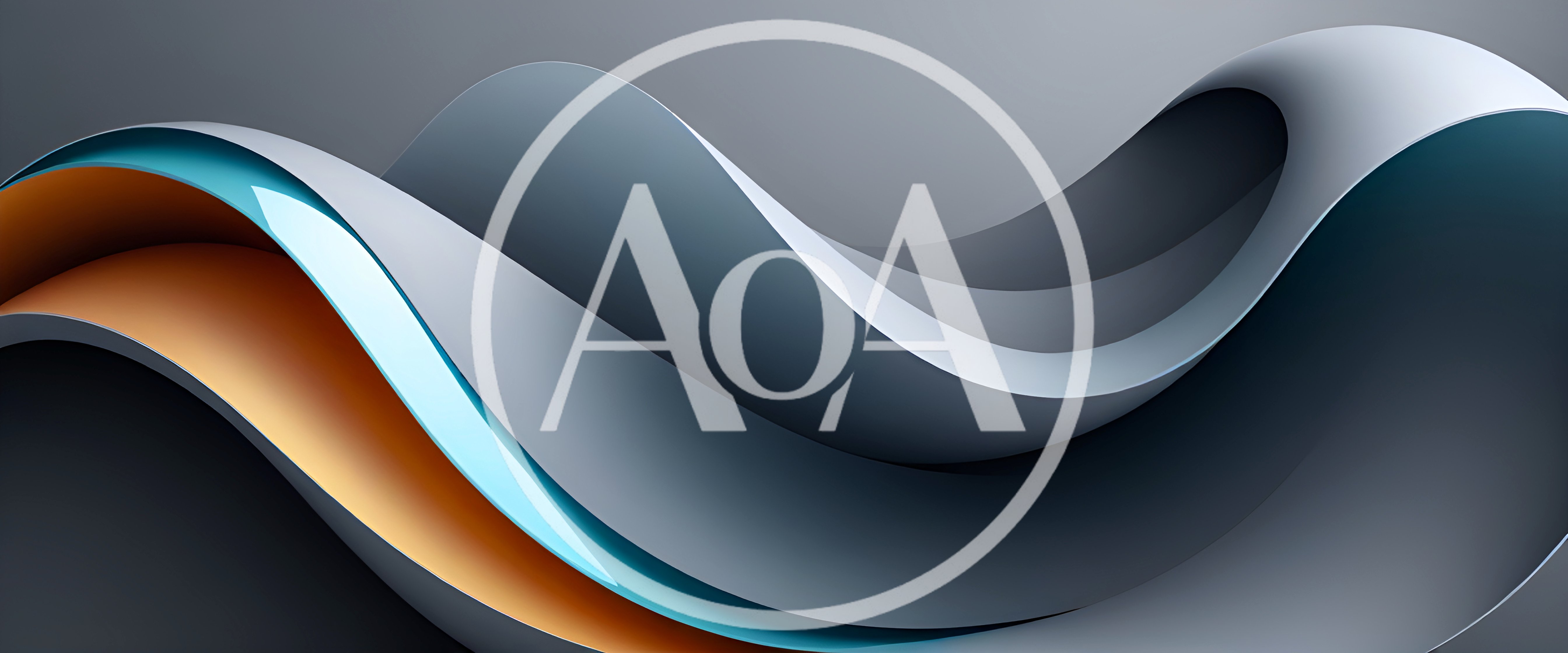 Abstract 3D Wavy Layers With Gradient Colors