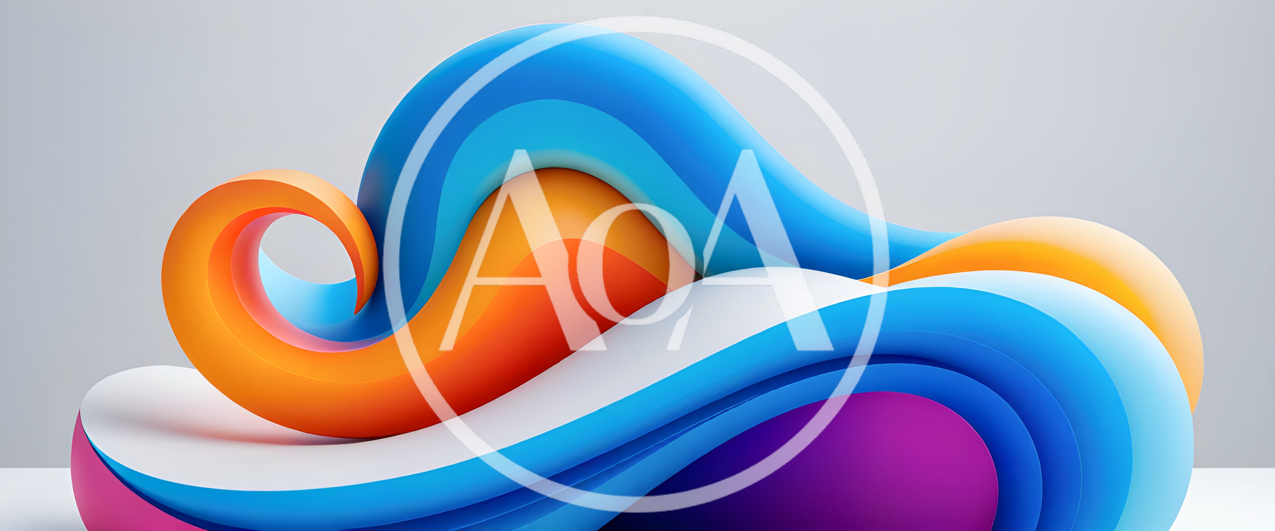 Abstract 3D Fluid Wave Shapes