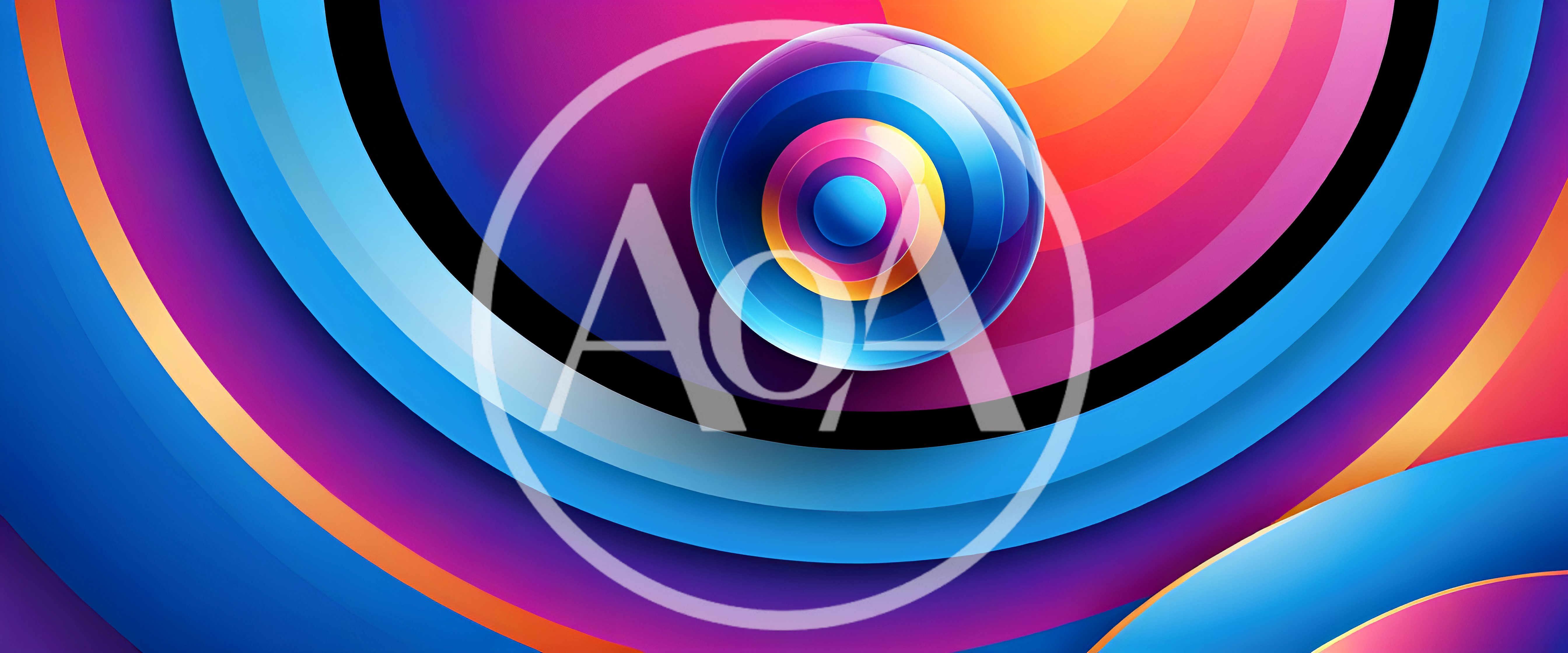 Abstract Colorful Concentric Circles and Spherical Design