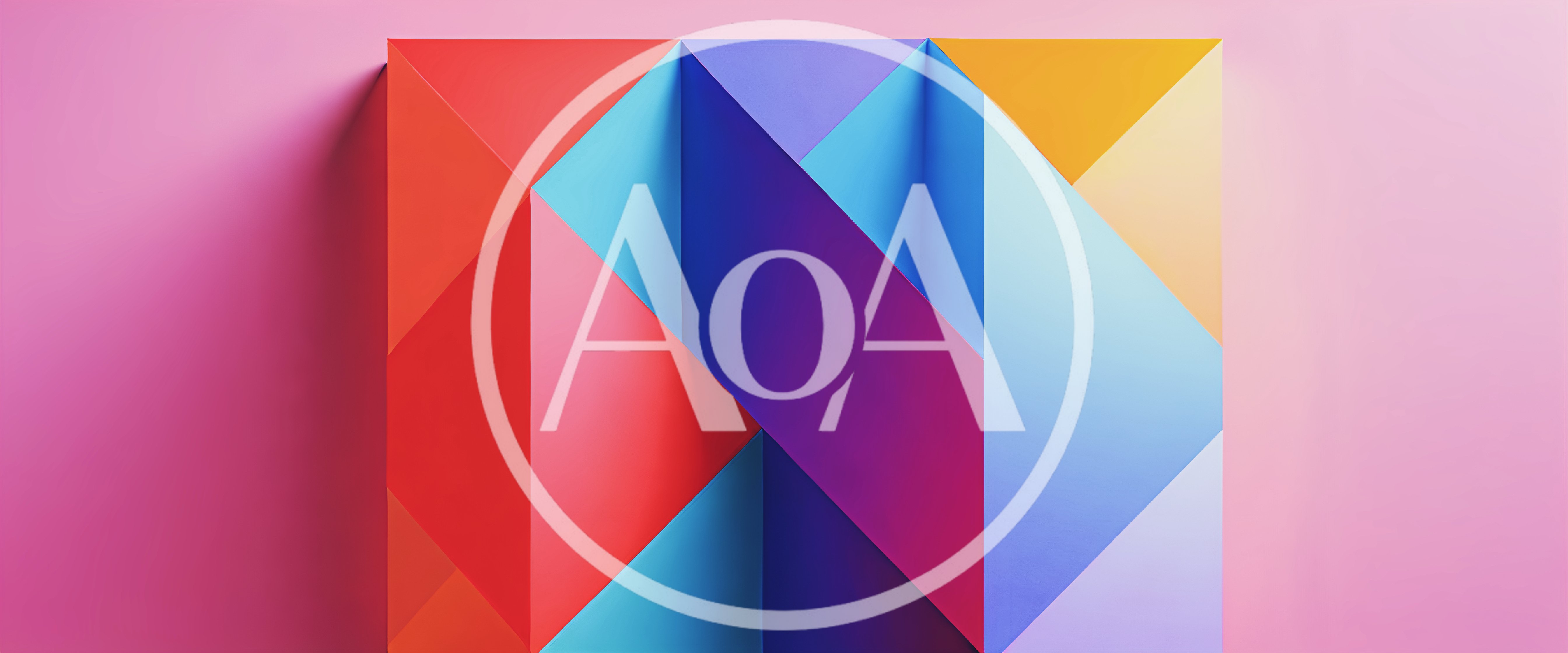 Abstract Geometric 3D Composition With Vibrant Colors