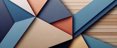 Abstract Geometric Background With Layered Shapes And Textures