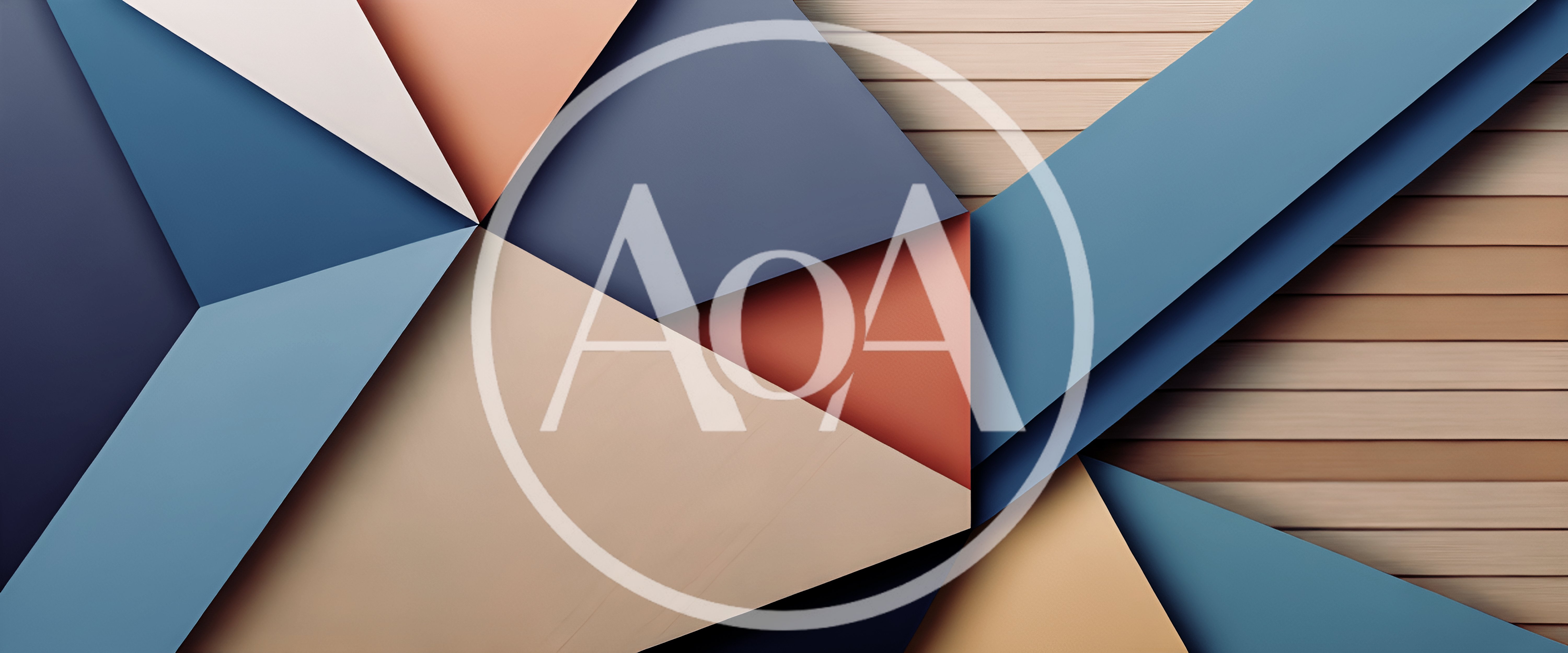 Abstract Geometric Background With Layered Shapes And Textures