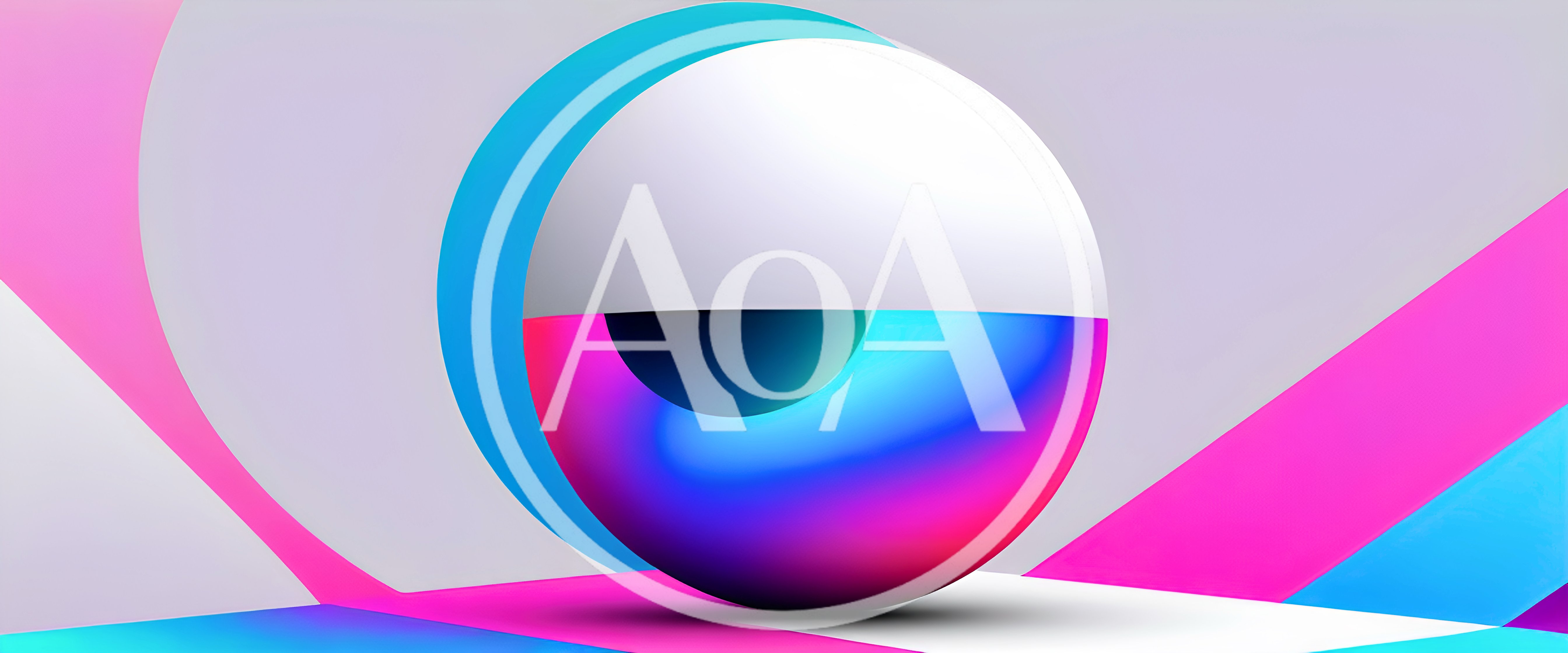 Abstract 3D Sphere With Vibrant Gradient Colors