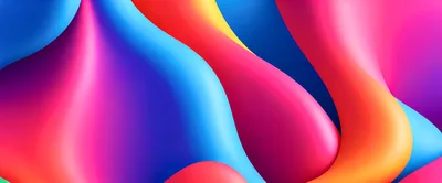 Abstract Fluid Gradient Background With Vibrant Colors