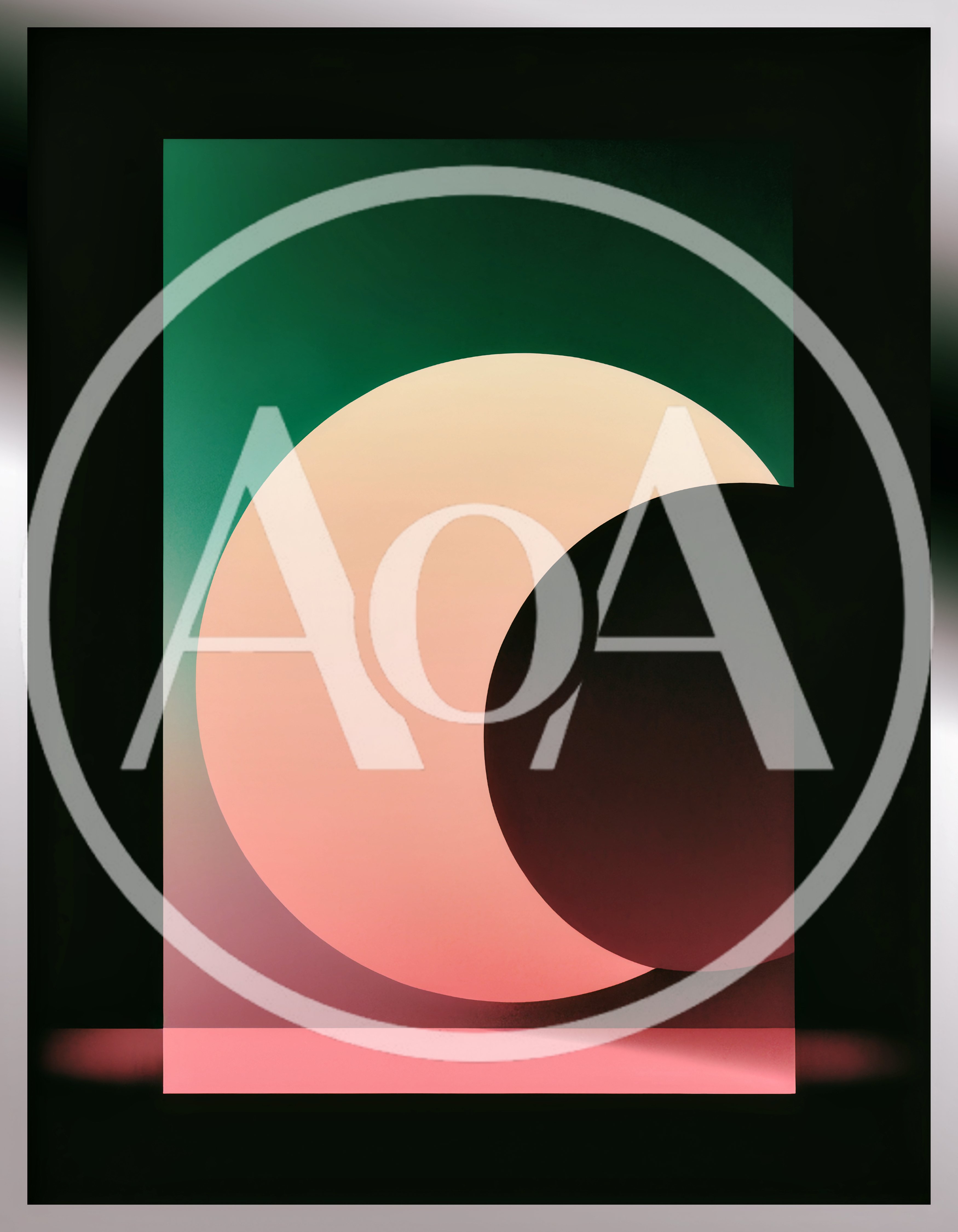 Abstract Minimalist Graphic Design With Geometric Shapes