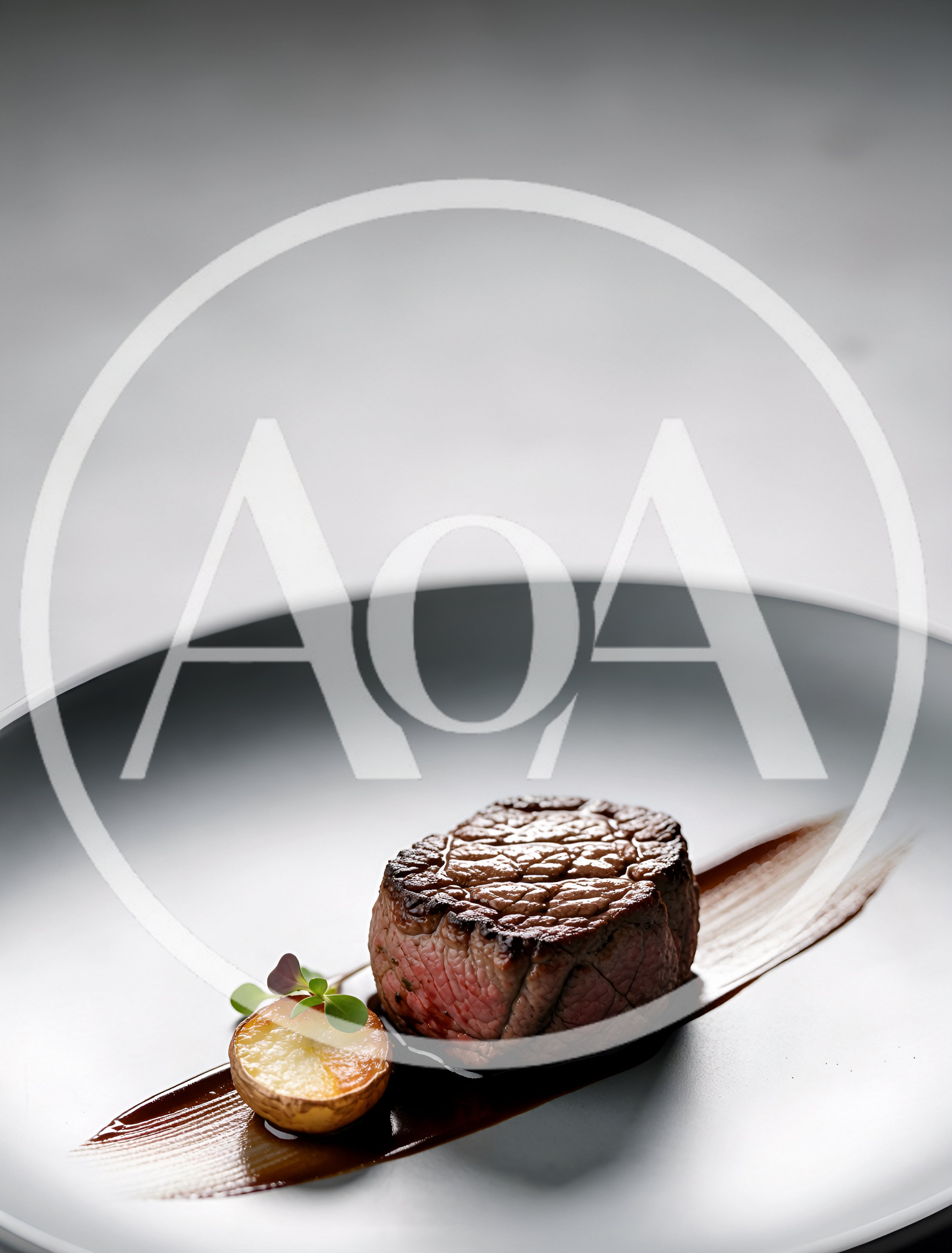 Gourmet Filet Mignon Steak With Roasted Potato