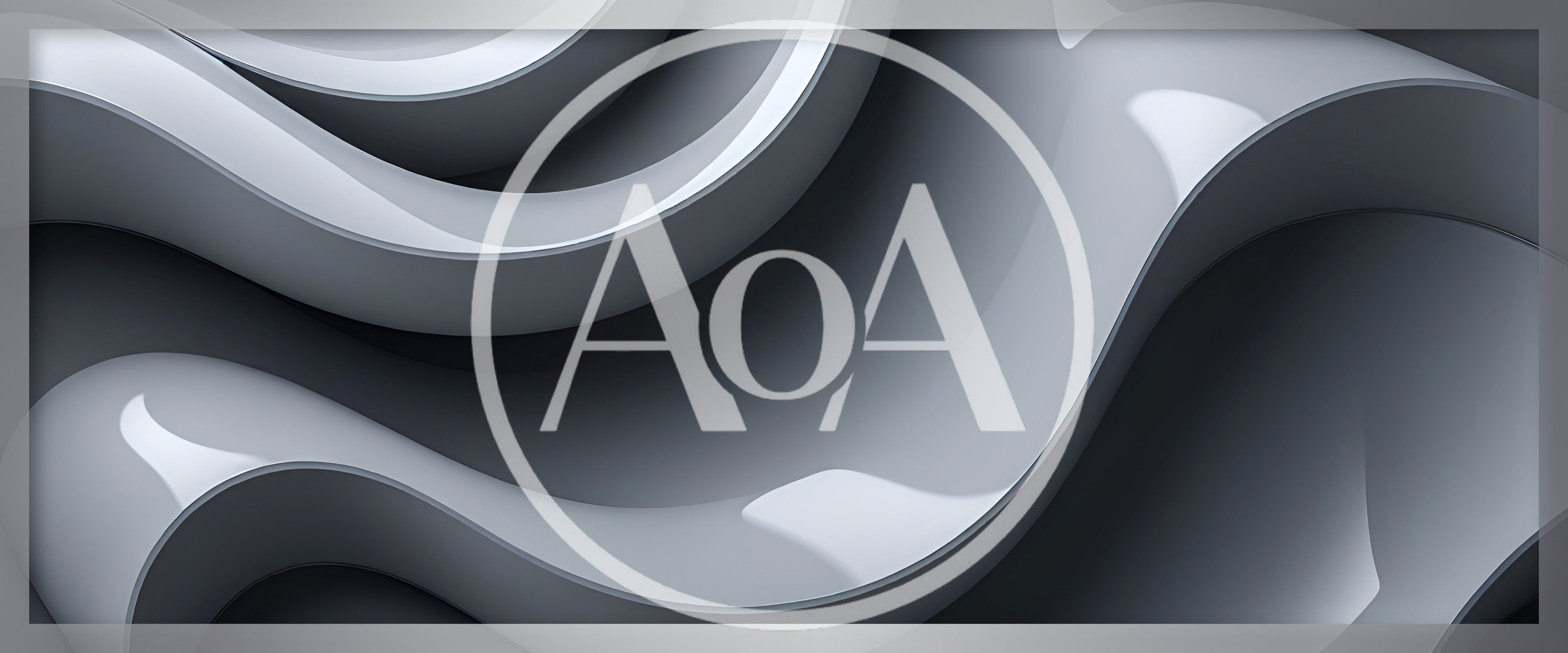 Abstract Grey Liquid Wave Background