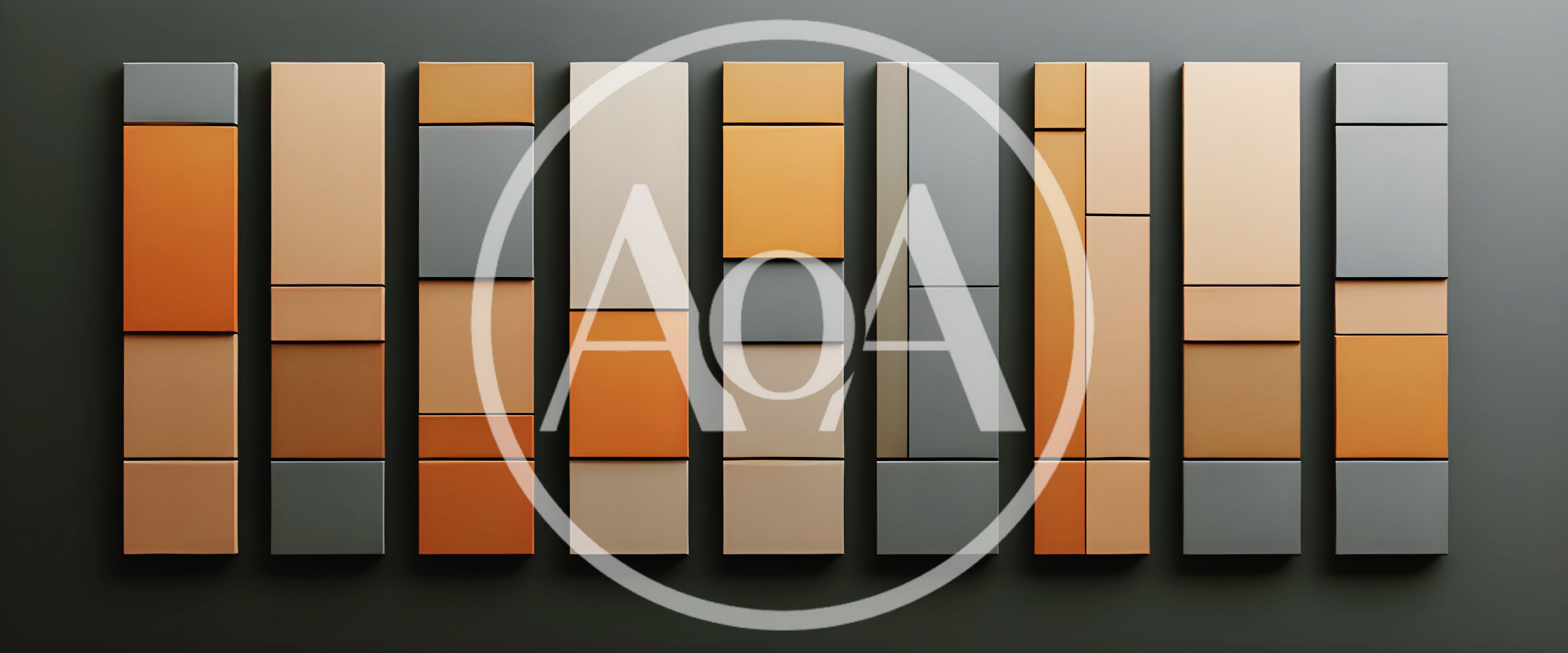Abstract Geometric Wall Art With Rectangular Panels