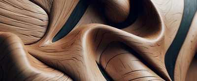 Abstract Flowing Wood Grain Texture Background
