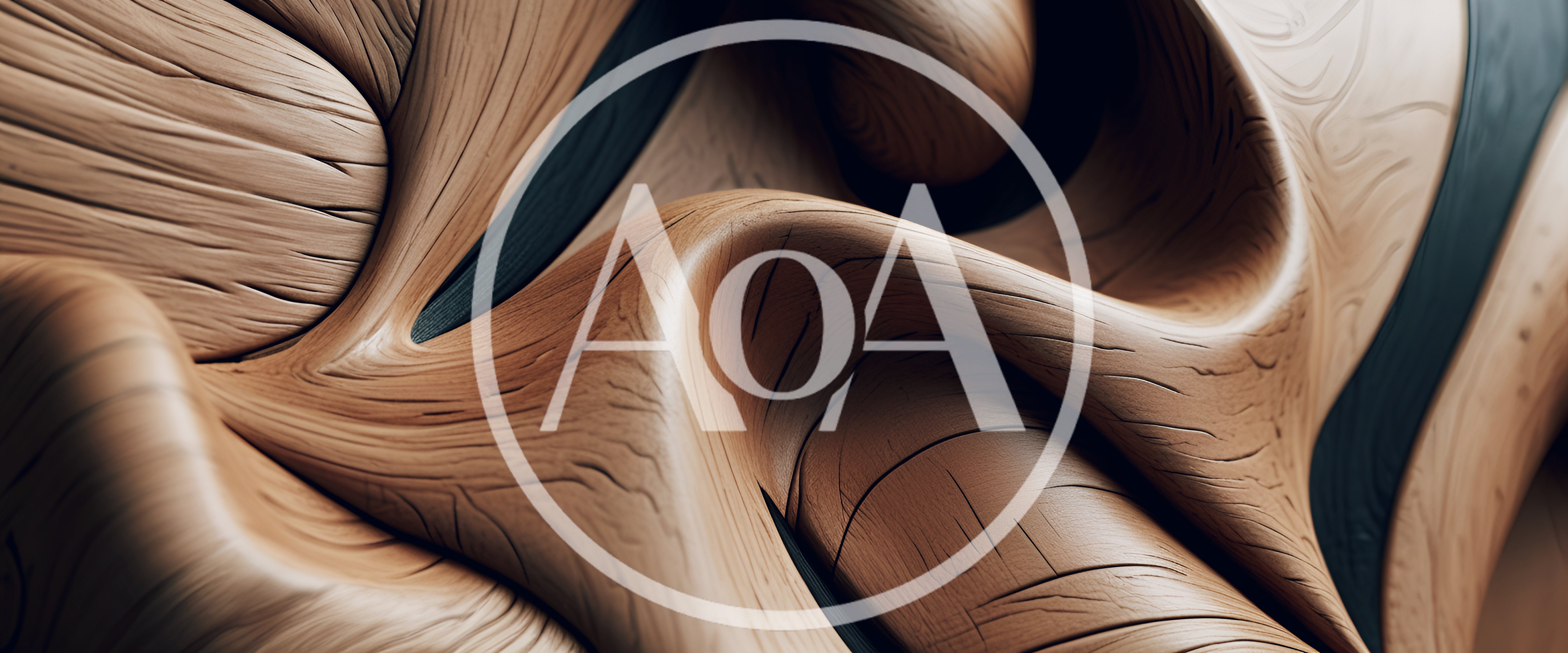 Abstract Flowing Wood Grain Texture Background