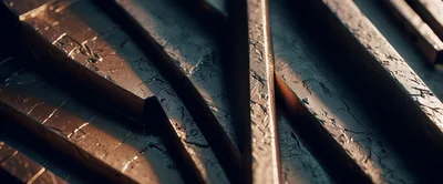 Abstract Geometric Dark Metal Texture With Dramatic Lighting
