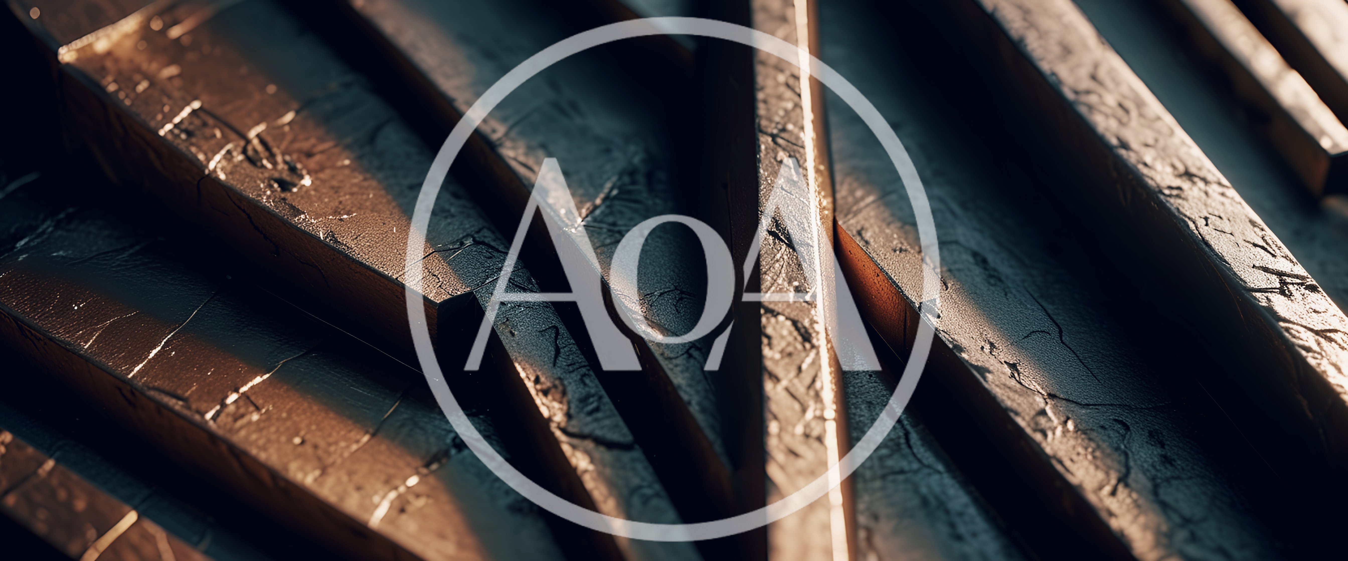 Abstract Geometric Dark Metal Texture With Dramatic Lighting
