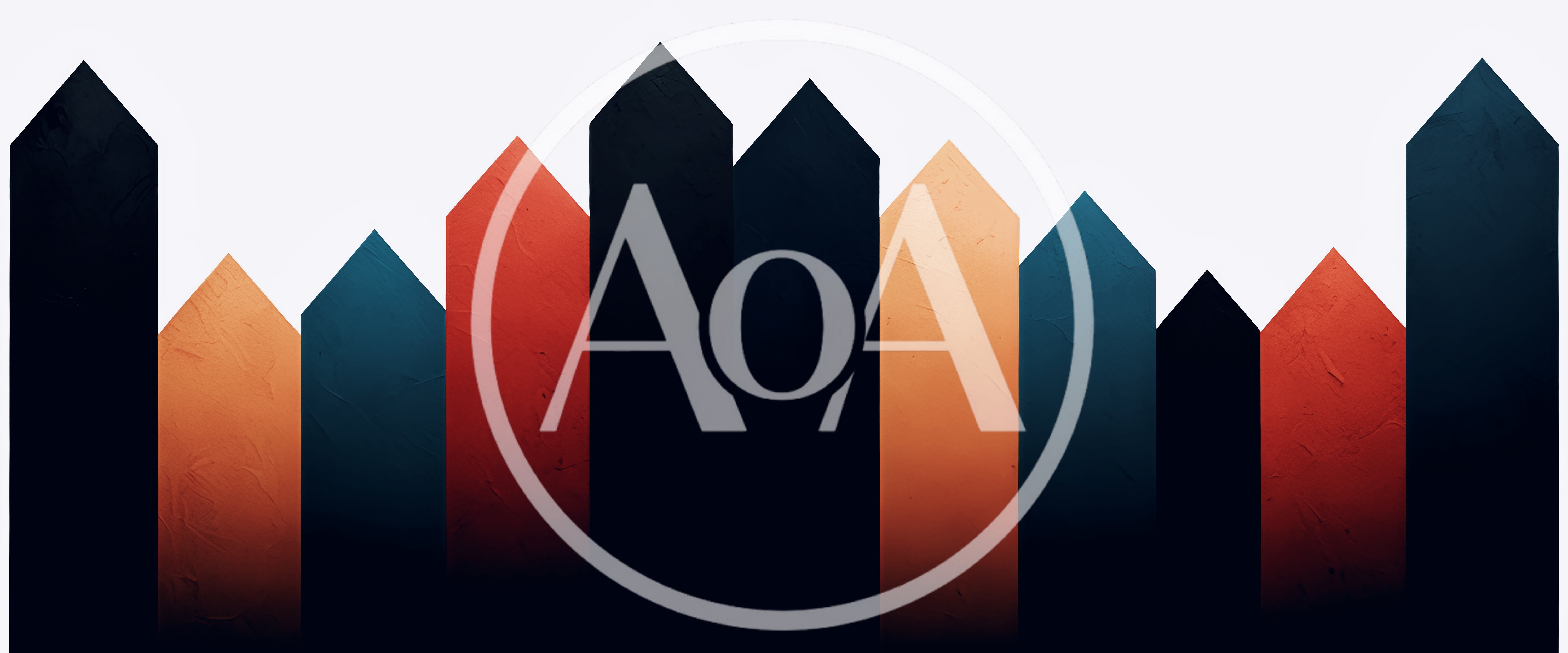 Abstract Vertical Arrows In A Minimalist Graphic Design