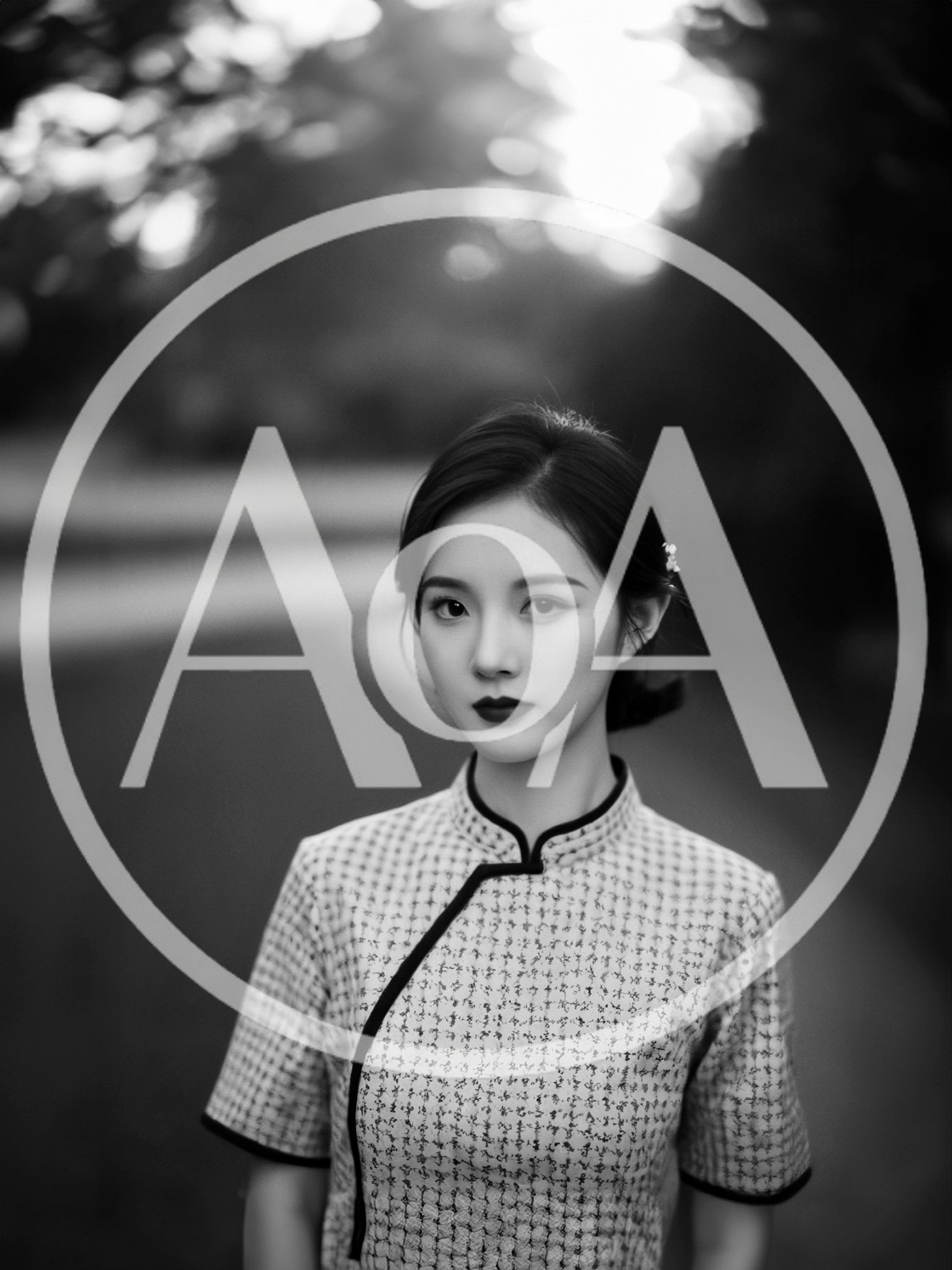 Portrait Of A Young Woman In Traditional Chinese Clothing