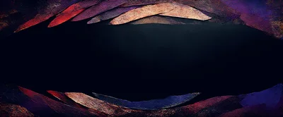 Abstract Painted Feather Border Frame Background