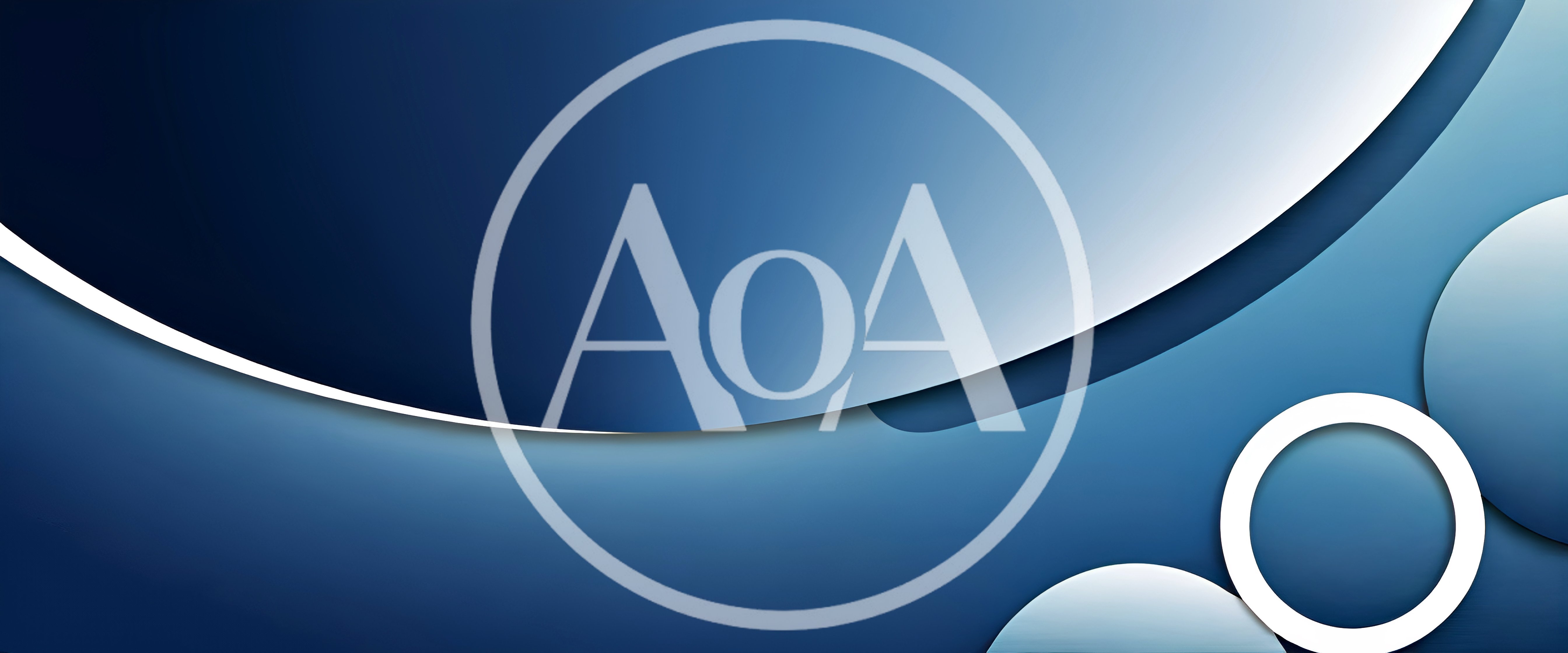 Abstract Blue Background With Geometric Shapes And Curves