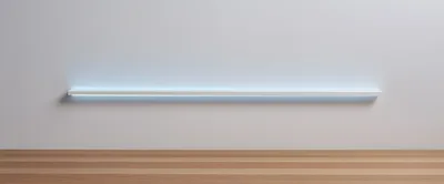 Minimalist Floating Shelf With Integrated LED Lighting