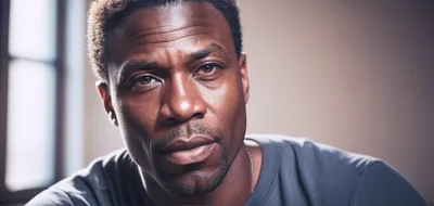 Portrait Of A Serious African American Man