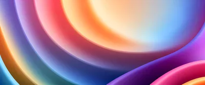 Abstract Colorful Curved Gradient Background