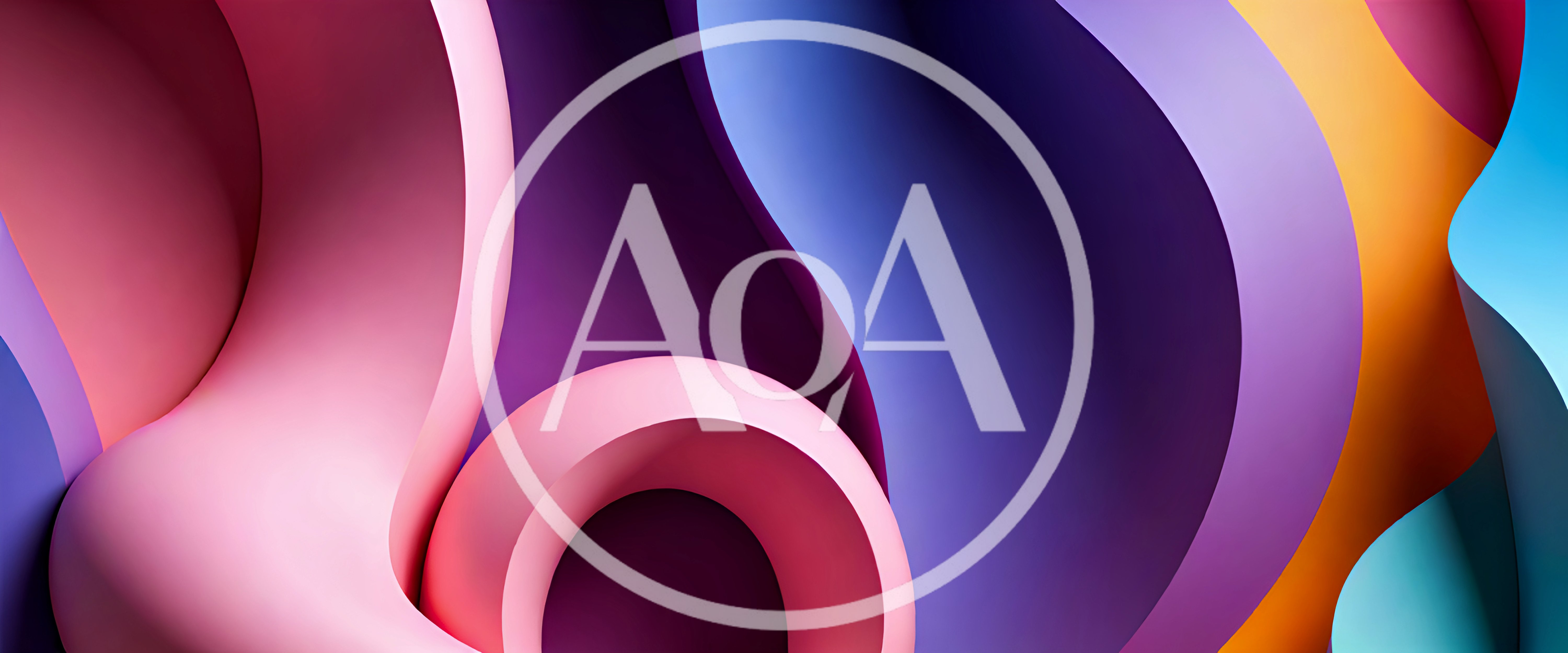 Abstract 3D Background With Flowing Colorful Curves