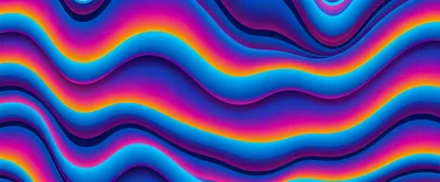 Abstract Liquid Wave Background With Vibrant Gradient Colors