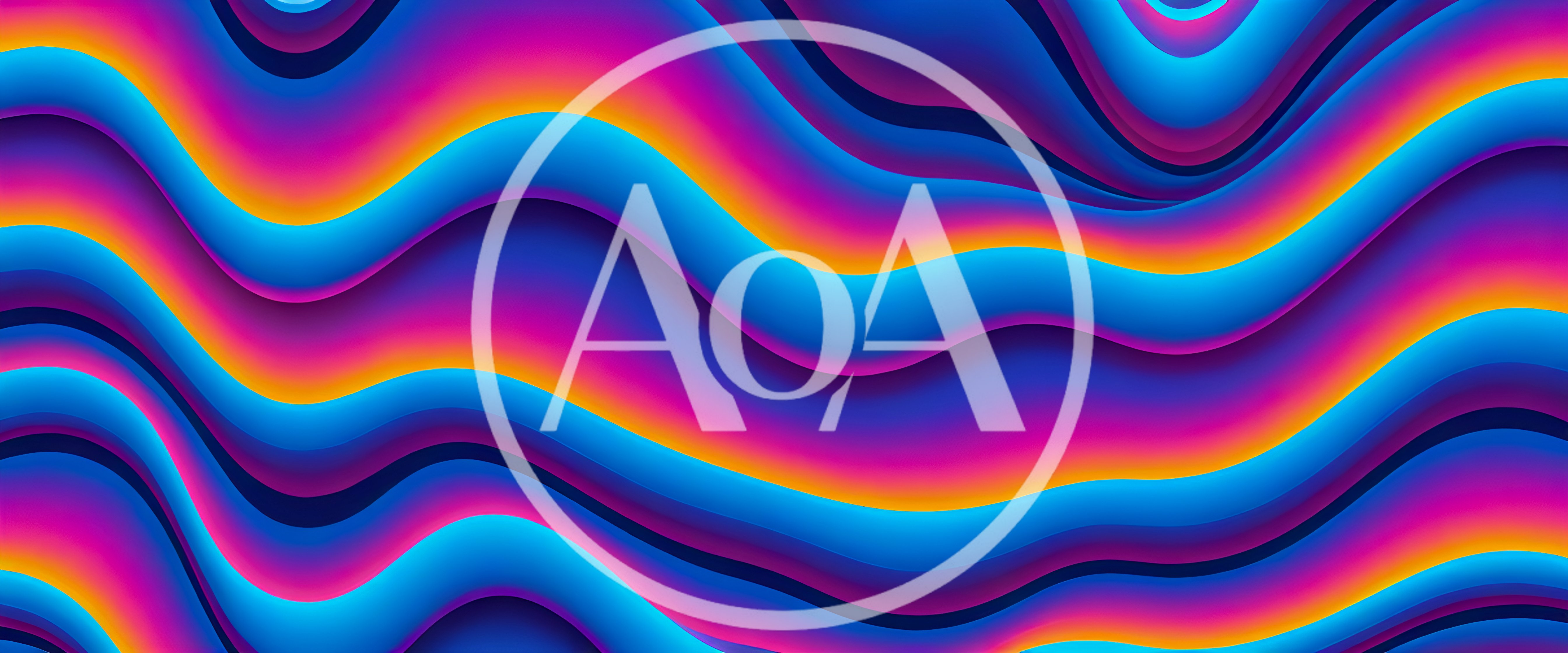 Abstract Liquid Wave Background With Vibrant Gradient Colors