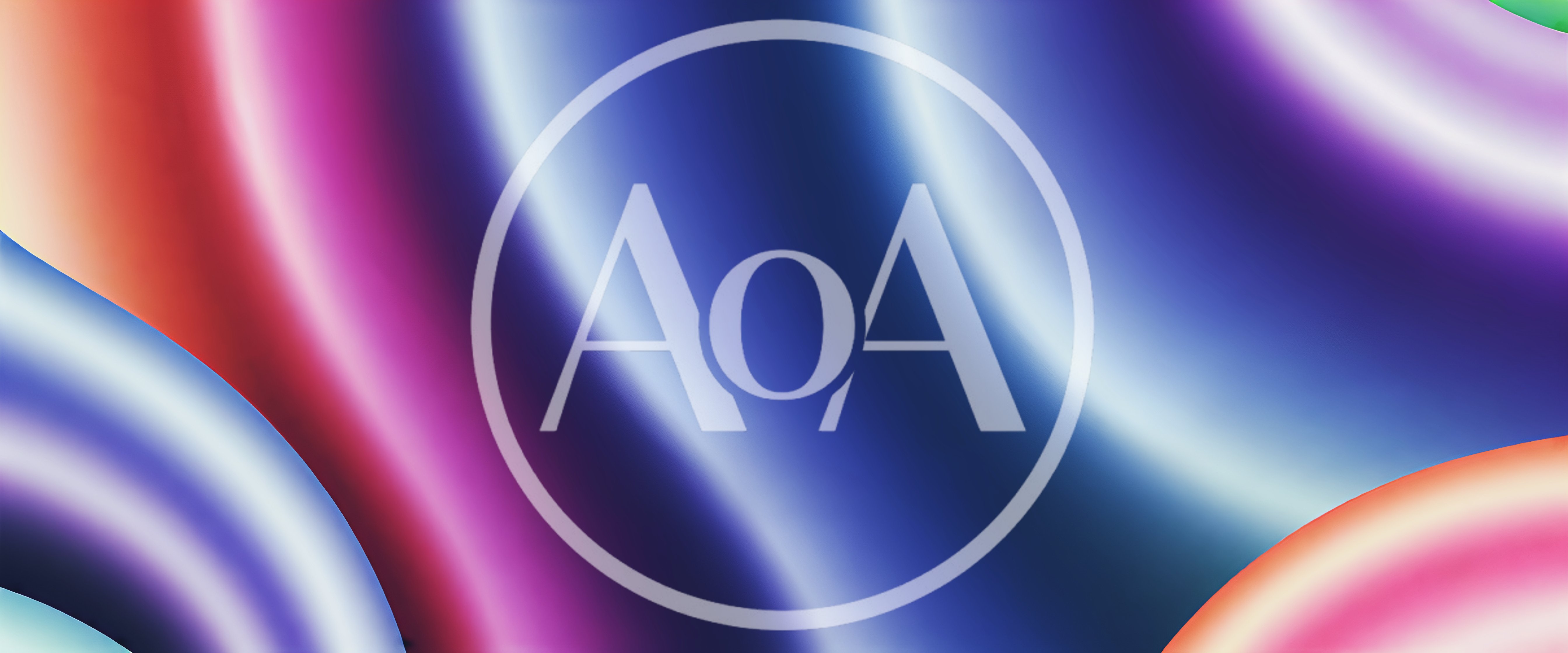 Abstract Fluid Gradient Background With Soft Curved Shapes
