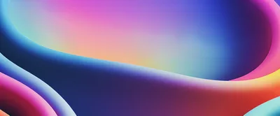 Abstract Fluid Gradient Background With Soft Curves