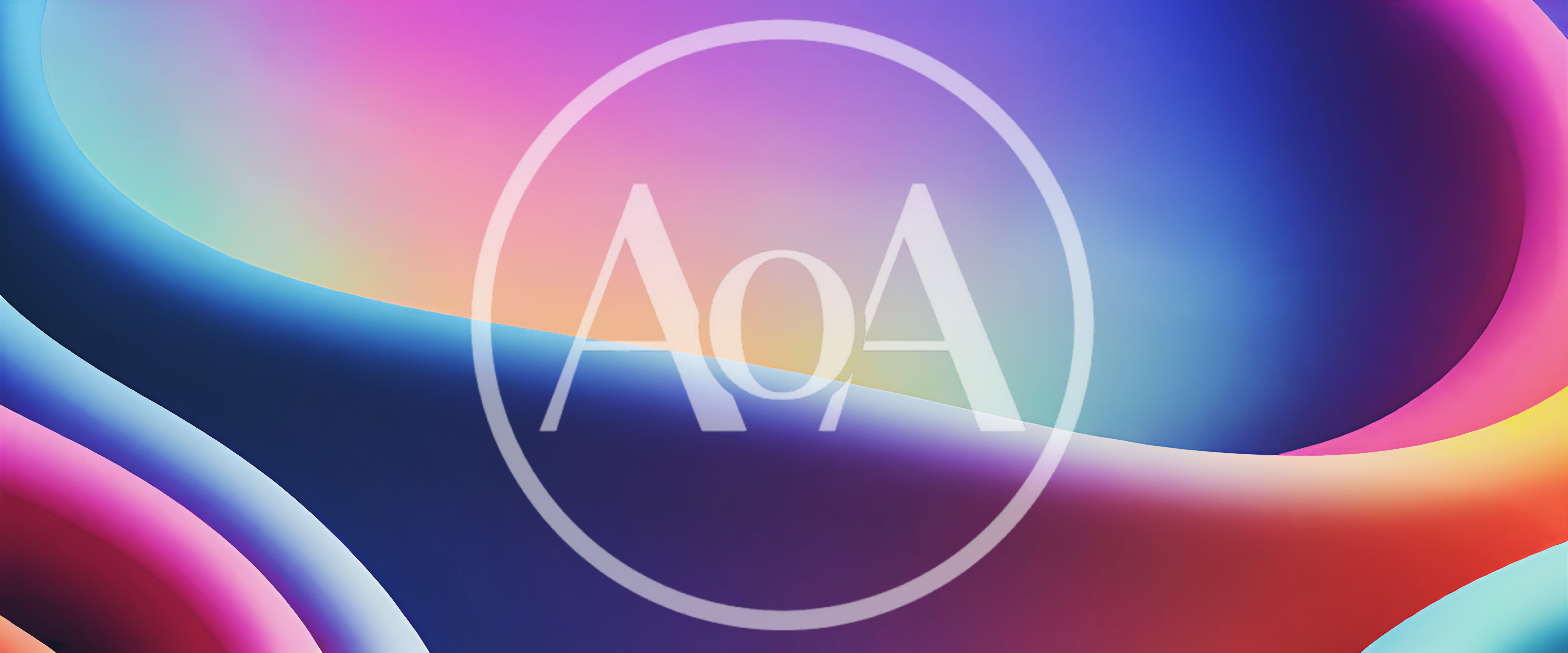 Abstract Fluid Gradient Background With Soft Curves
