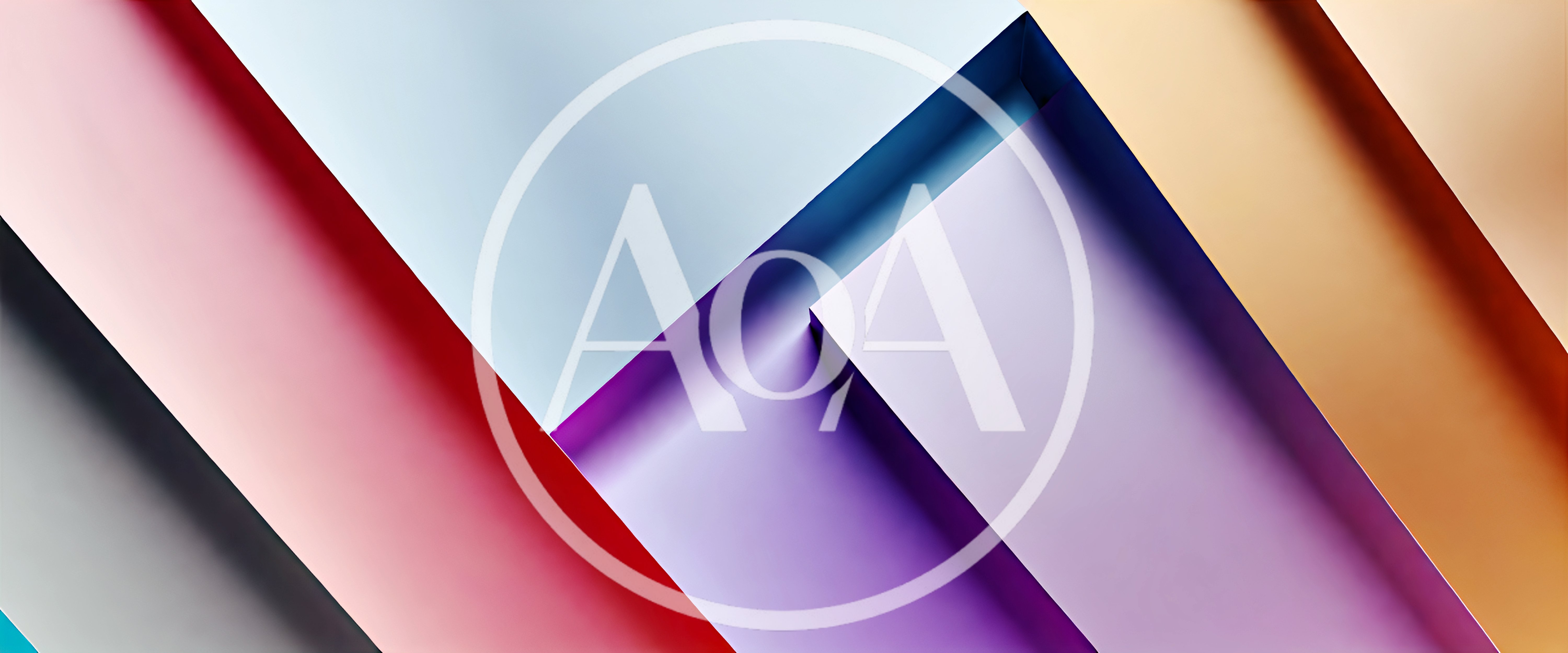 Abstract Geometric Background With Vibrant Multicolored Layers