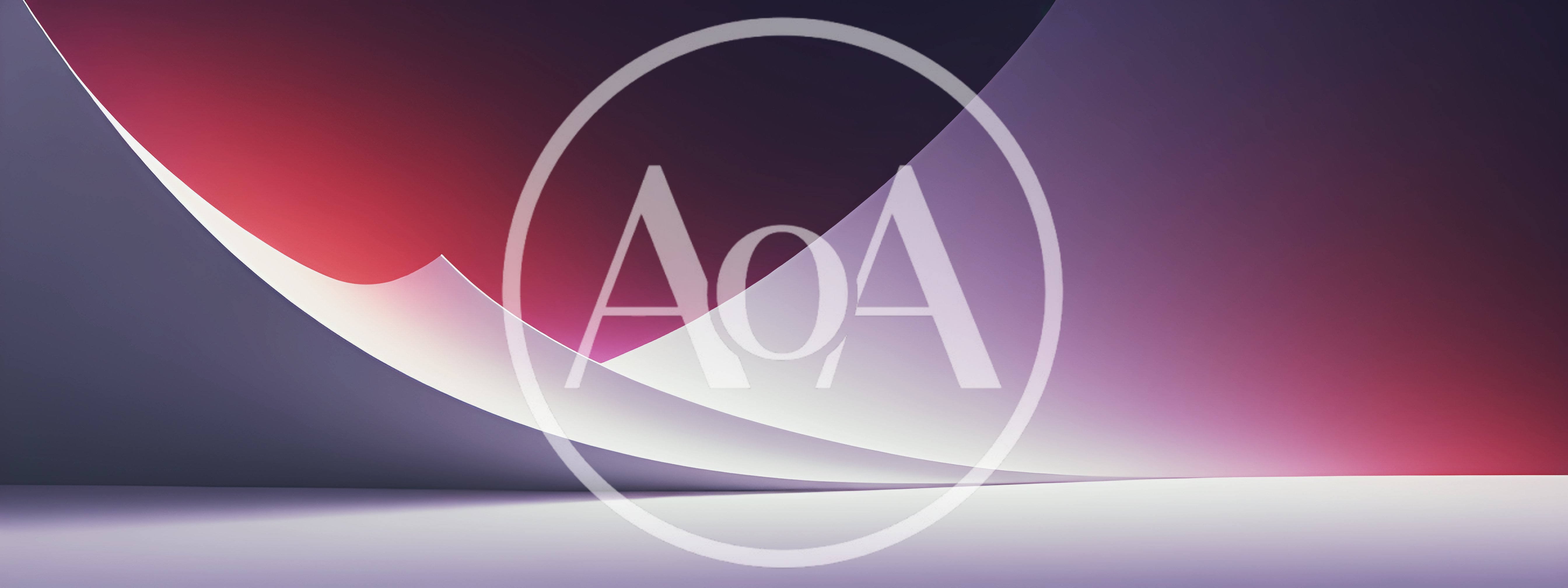 Abstract Minimalist Curved Paper Background With Gradient Lighting