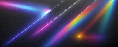 Abstract Background With Vibrant Neon Light Beams