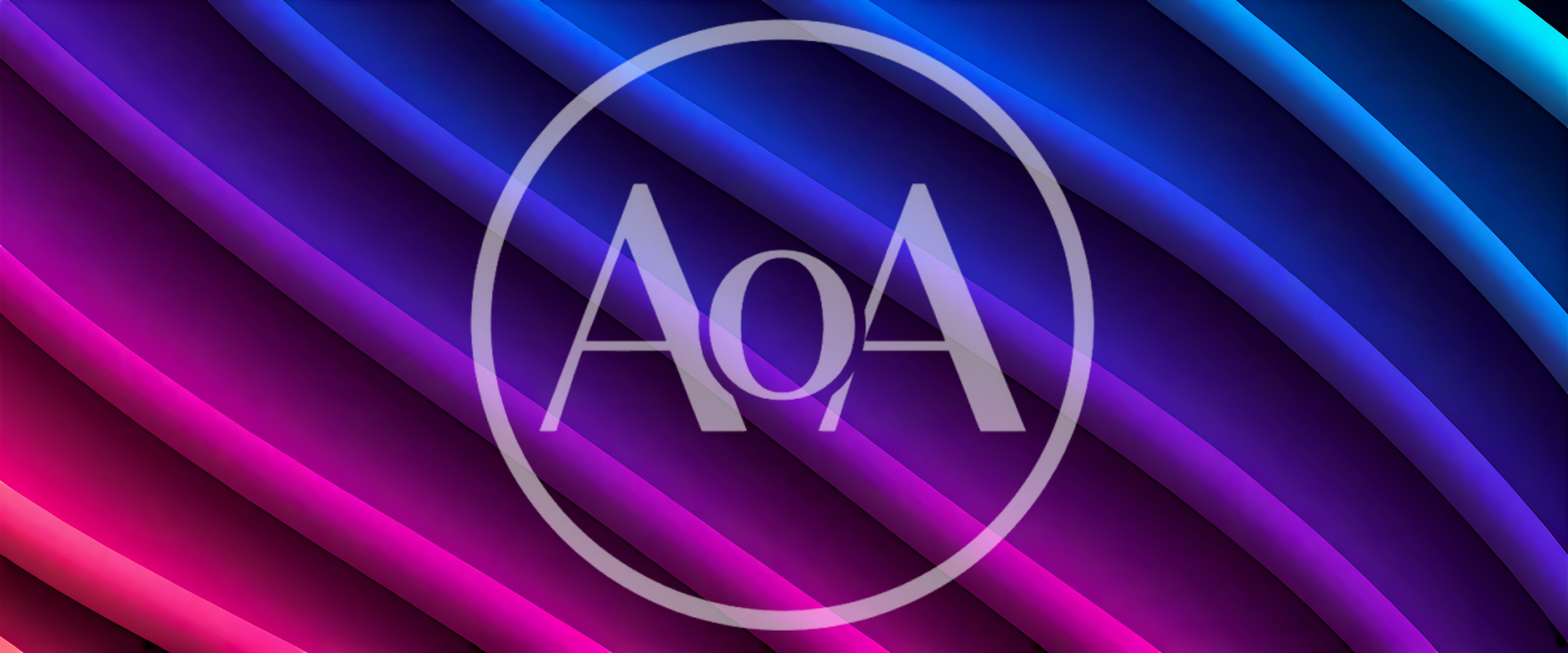 Abstract Background With Diagonal Glowing Neon Tubes
