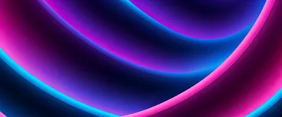 Abstract Neon Wave Background With Vibrant Gradient Colors
