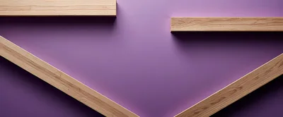 Abstract Wooden Beams On A Purple Background