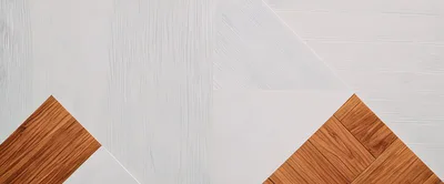 Geometric Pattern Of White Wood And Brown Parquet