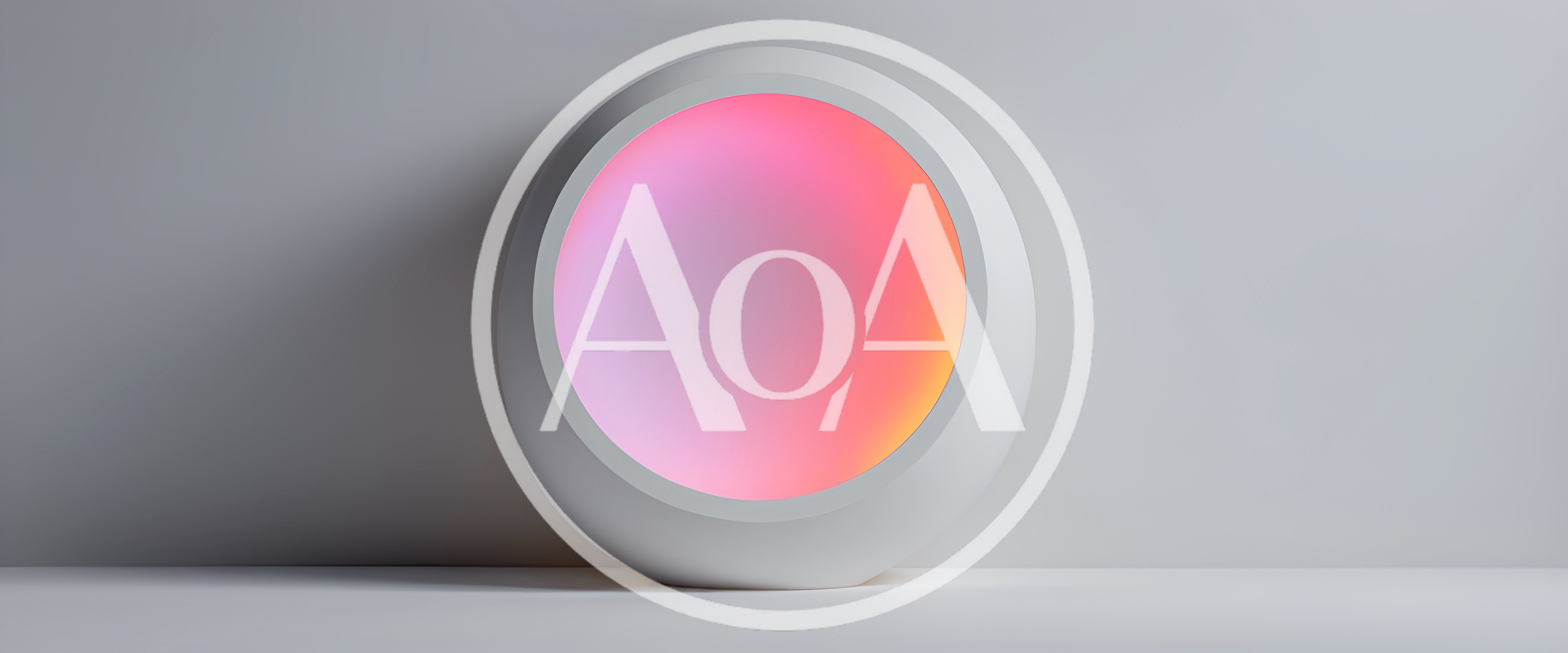 Minimalist Spherical Light Fixture With Gradient Glow