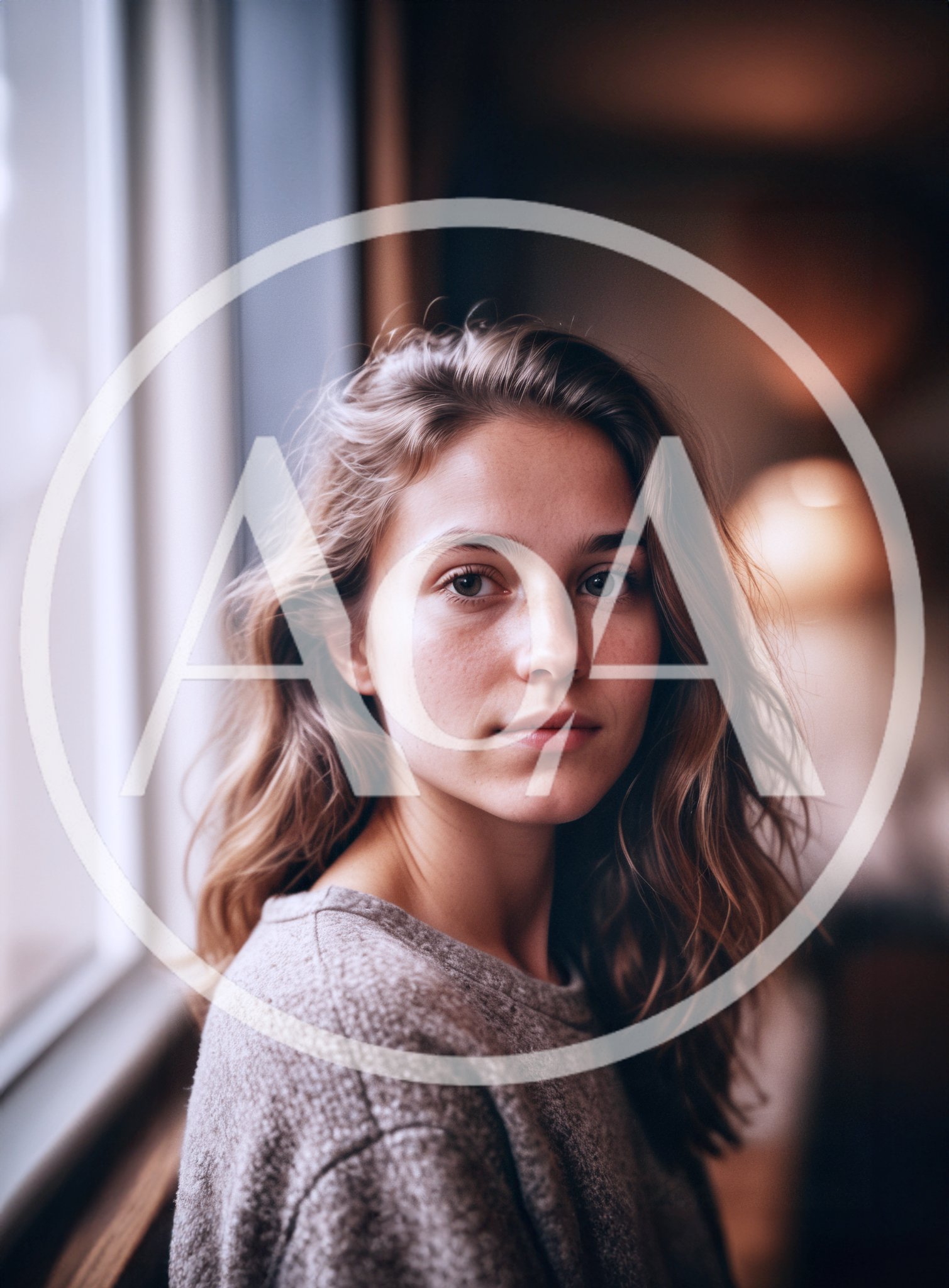 Portrait Of A Young Woman Near A Window