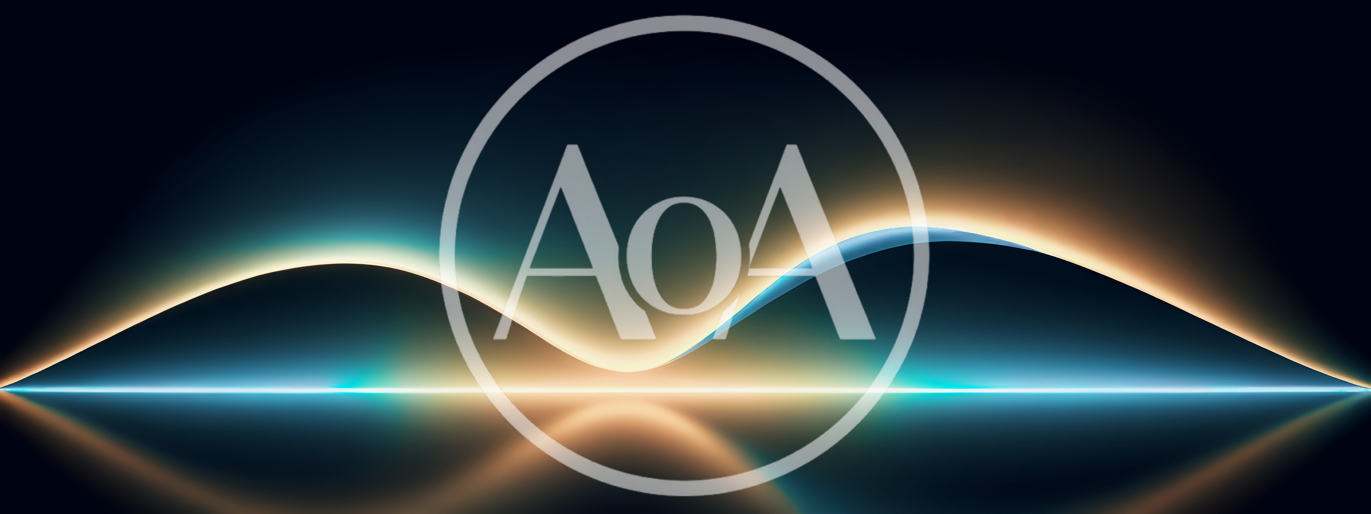 Abstract Glowing Wave Light Motion Background