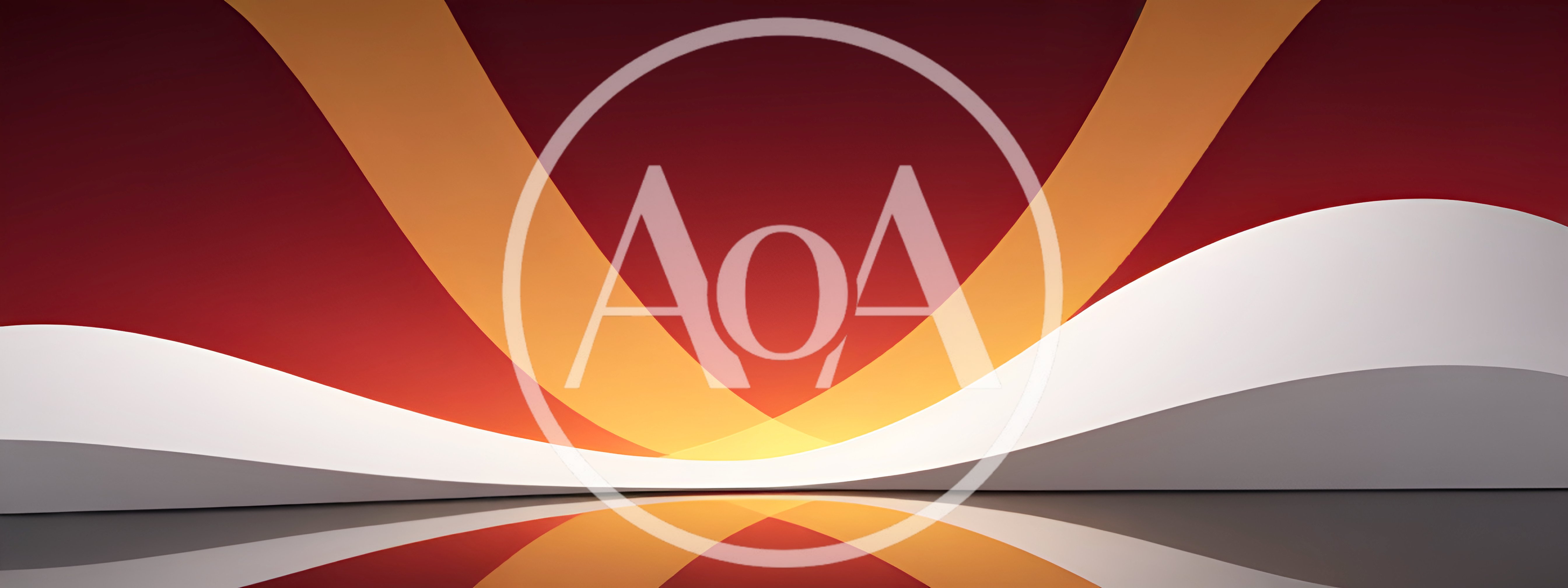 Abstract Red And Orange Curved Background